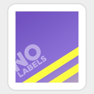 No Labels Sticker